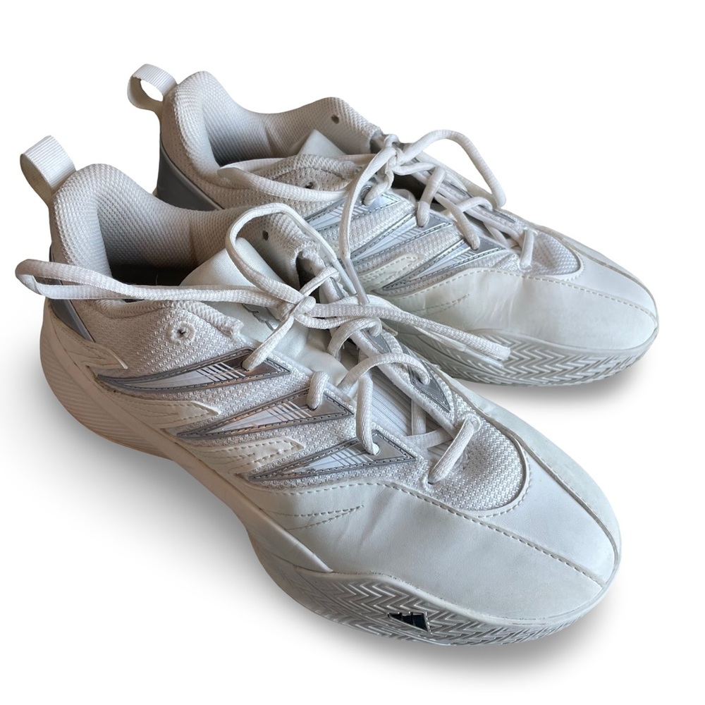 Adidas Kids Dame Certified 3 IH8468 White Running Shoes Sneakers Size 6.5